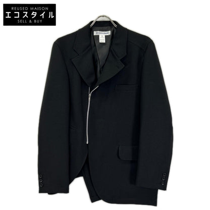 COMMEdesGARCONS SHIRT コムデギャルソンシャツ 26SS FQ-J503 ブラック 捻じれアシンメトリージャケット ジャケット