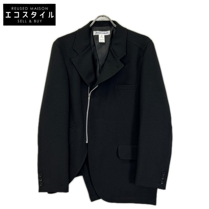 COMMEdesGARCONS SHIRT コムデギャルソンシャツ 26SS FQ-J503 ブラック 捻じれアシンメトリージャケット ジャケット