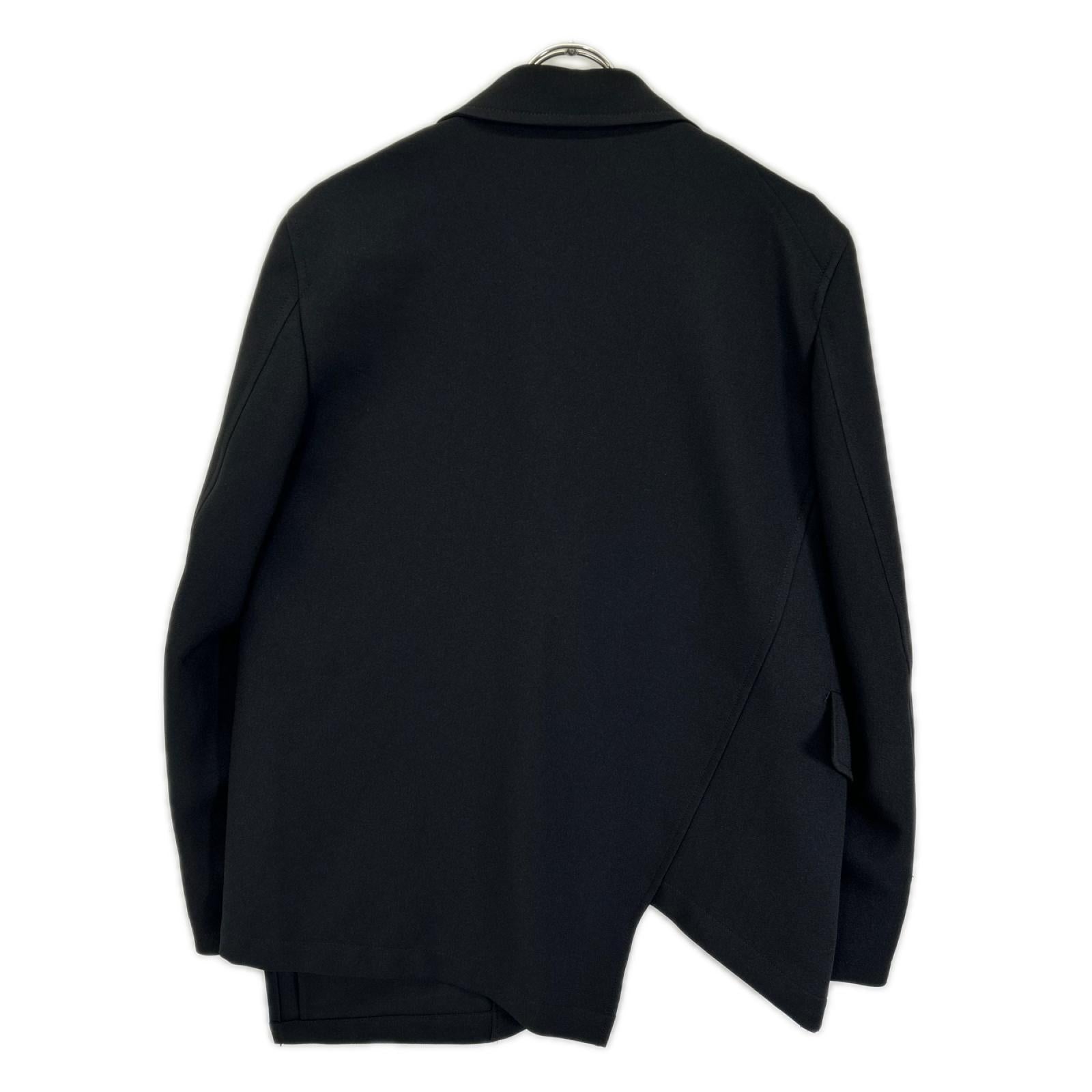 COMMEdesGARCONS SHIRT コムデギャルソンシャツ 26SS FQ-J503 ブラック 捻じれアシンメトリージャケット ジャケット