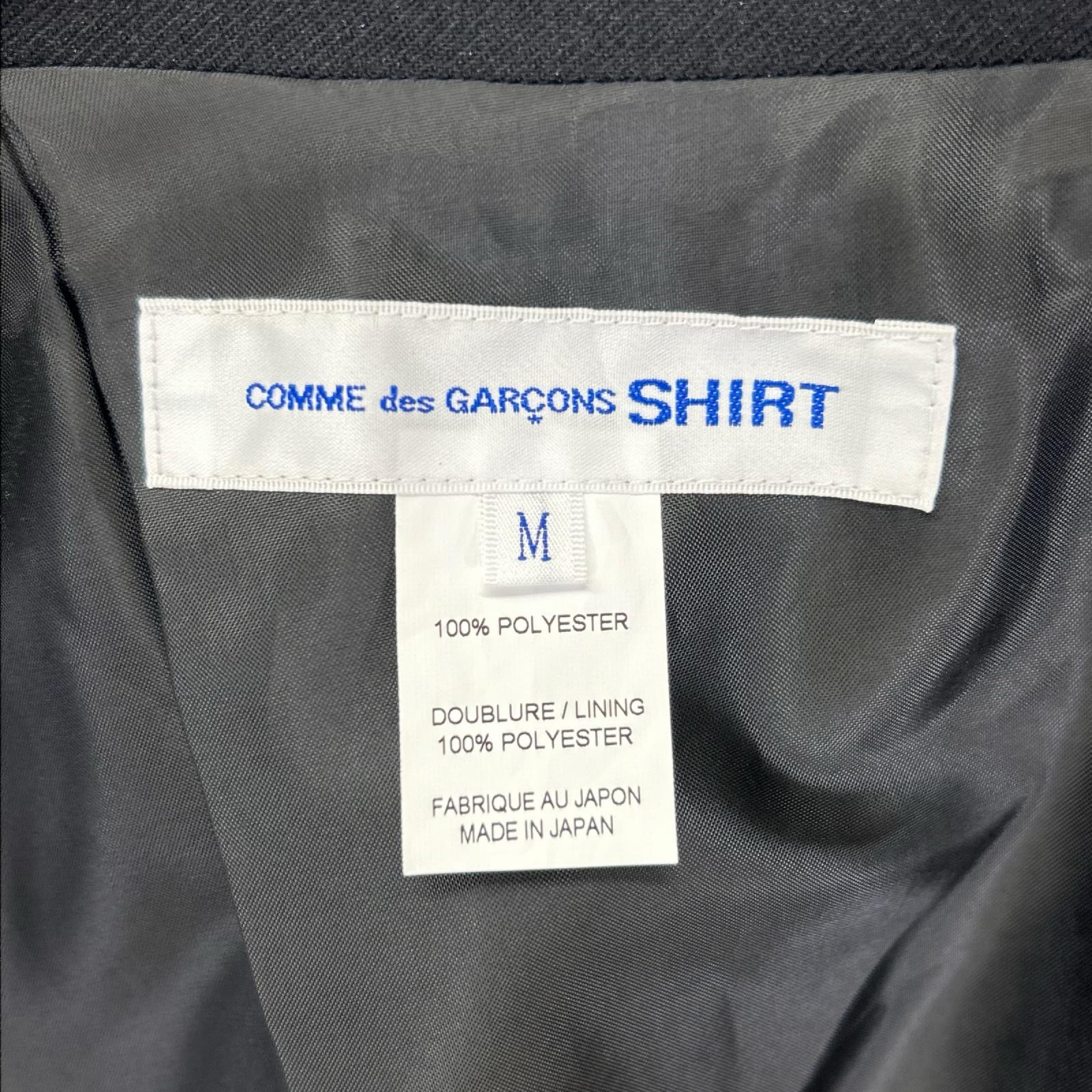 COMMEdesGARCONS SHIRT コムデギャルソンシャツ 26SS FQ-J503 ブラック 捻じれアシンメトリージャケット ジャケット