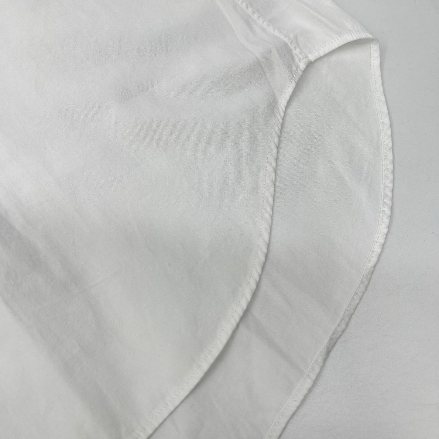 COMMEdesGARCONS SHIRT コムデギャルソンシャツ 18AW FZ-B223 ホワイト ラウンドカラー コットン ドレスシャツ トップス