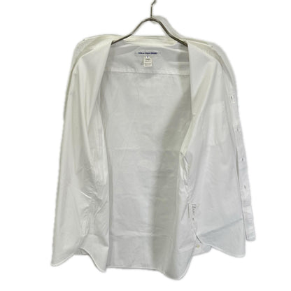 COMMEdesGARCONS SHIRT コムデギャルソンシャツ 18AW FZ-B223 ホワイト ラウンドカラー コットン ドレスシャツ トップス