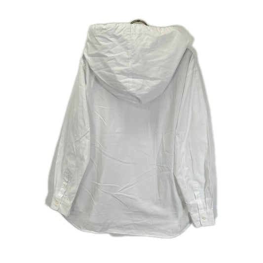 COMMEdesGARCONS HOMME PLUS コムデギャルソンオムプリュス 26SS PQ-B019 ホワイト コットンダブルレイヤード パーカー トップス