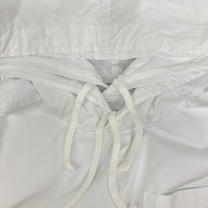 COMMEdesGARCONS HOMME PLUS コムデギャルソンオムプリュス 26SS PQ-B019 ホワイト コットンダブルレイヤード パーカー トップス