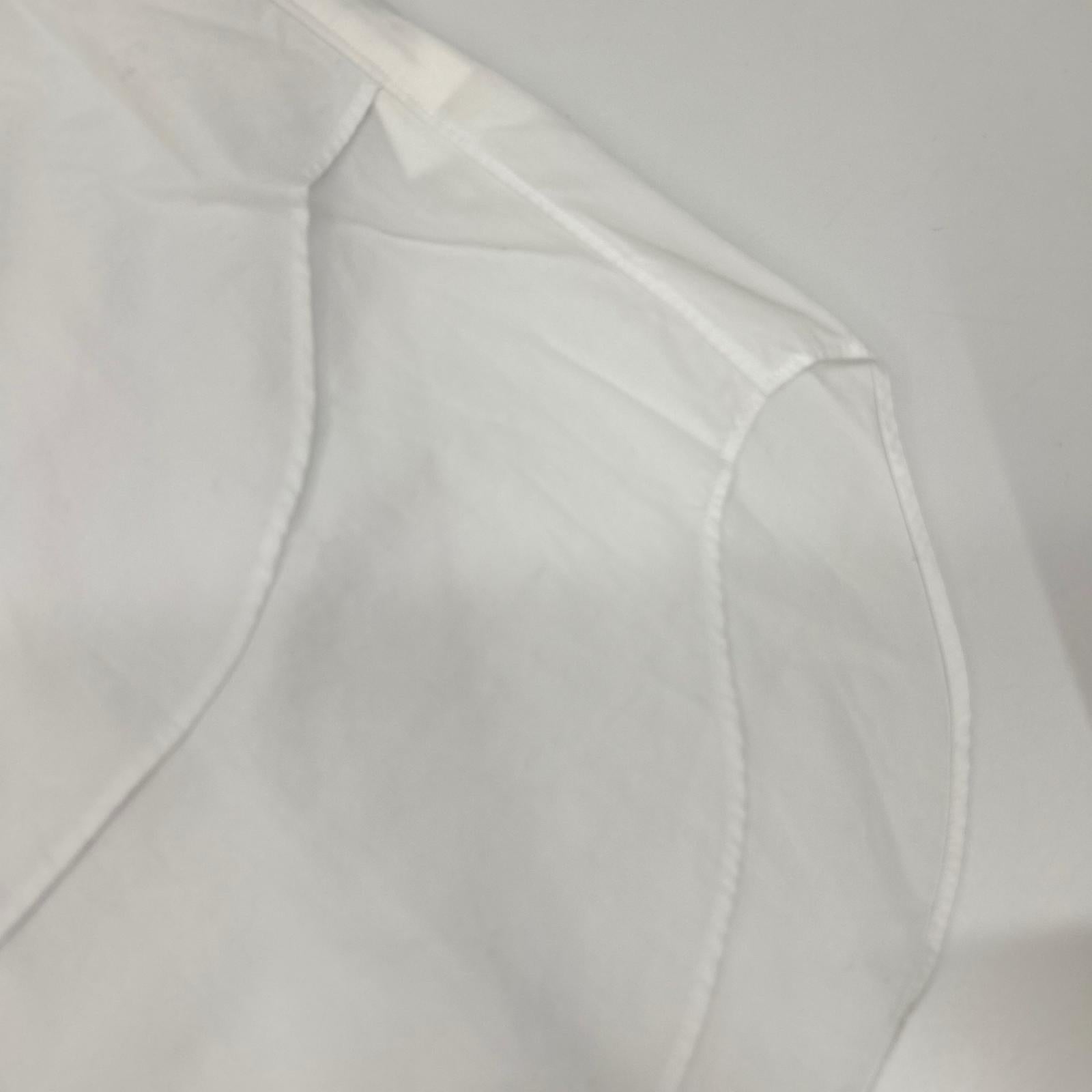 COMMEdesGARCONS HOMME PLUS コムデギャルソンオムプリュス 26SS PQ-B019 ホワイト コットンダブルレイヤード パーカー トップス
