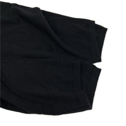 COMMEdesGARCONS HOMME PLUS コムデギャルソンオムプリュス 24SS PM-N017 ブラック ウール ドッキング ダブルニット トップス