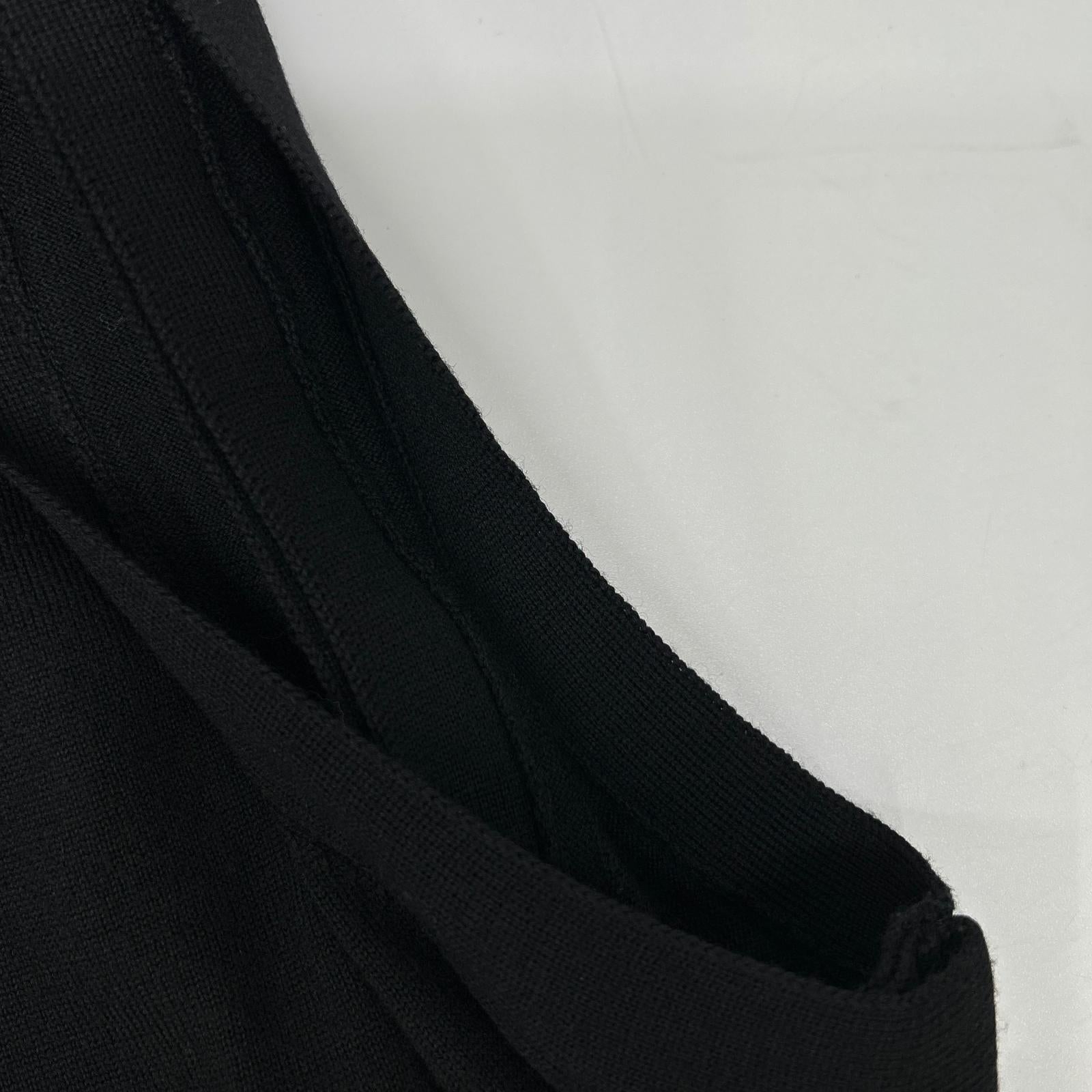 COMMEdesGARCONS HOMME PLUS コムデギャルソンオムプリュス 24SS PM-N019 ブラック ウール ドッキングダブルニットベスト ベスト