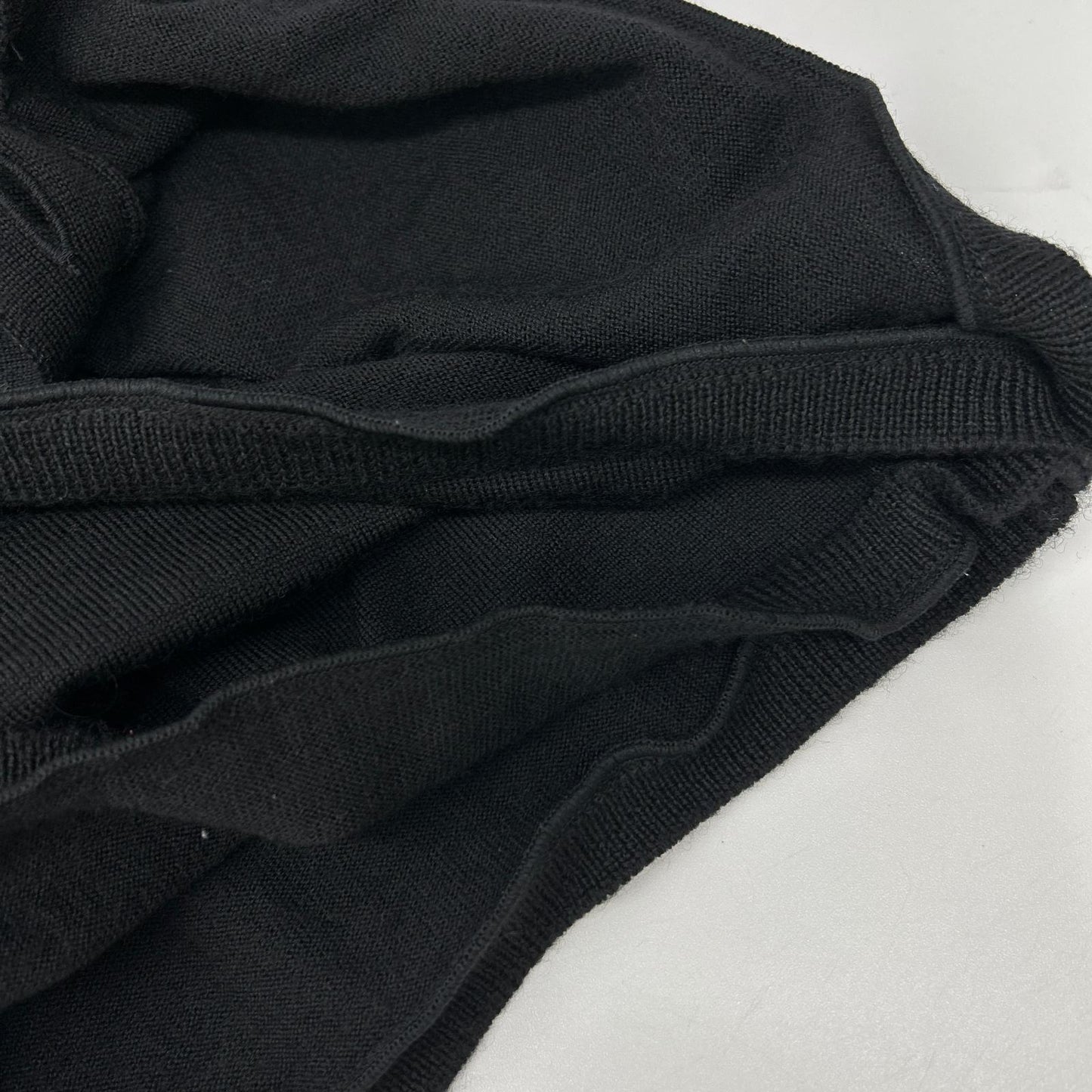 COMMEdesGARCONS HOMME PLUS コムデギャルソンオムプリュス 24SS PM-N019 ブラック ウール ドッキングダブルニットベスト ベスト