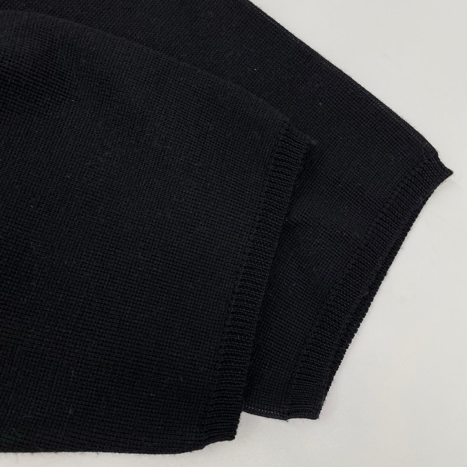 COMMEdesGARCONS コムデギャルソン 22SS GI-N017 ブラック ロゴ ジャガード ニットトップス トップス