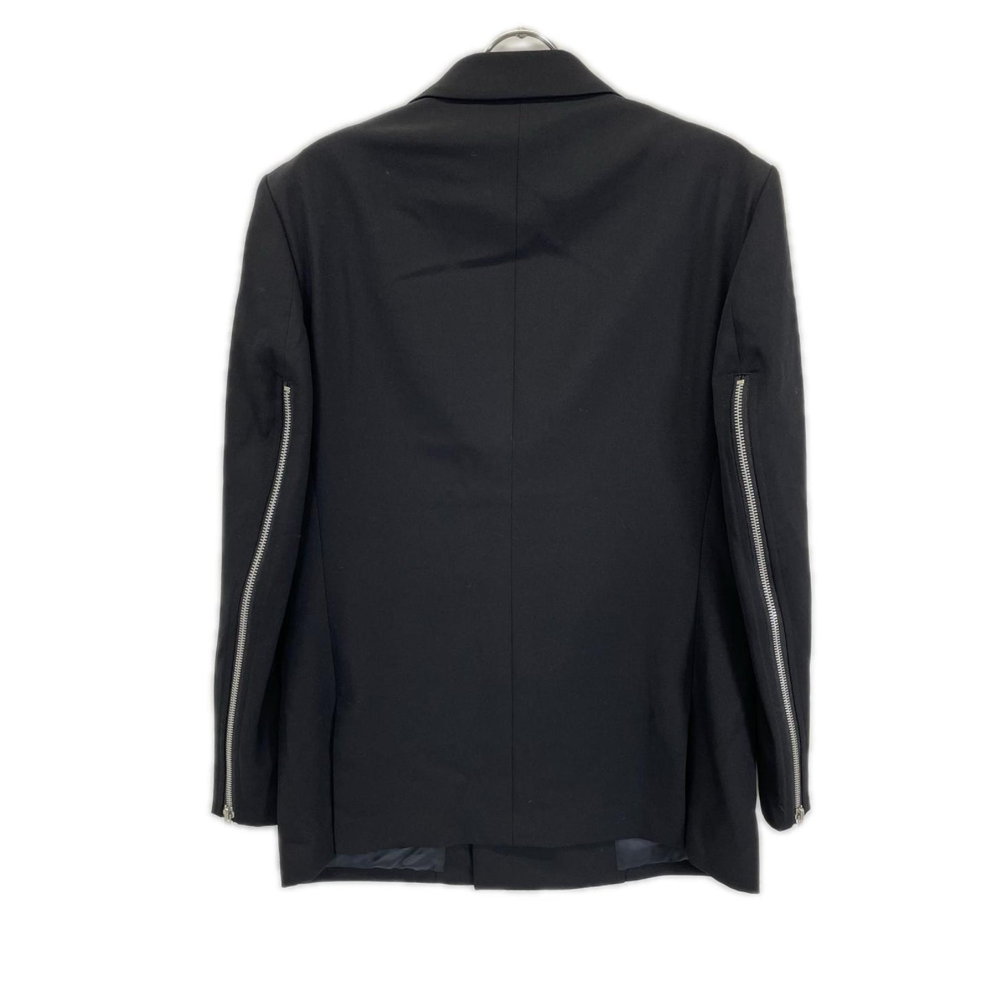 COMMEdesGARCONS HOMME DEUX コムデギャルソンオムドゥ 24SS DM-J042 ブラック ウール 袖ジップ ダブルジャケット ジャケット