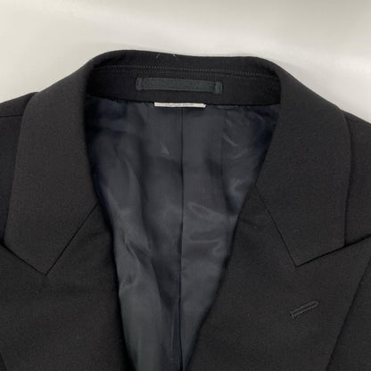 COMMEdesGARCONS HOMME DEUX コムデギャルソンオムドゥ 24SS DM-J042 ブラック ウール 袖ジップ ダブルジャケット ジャケット