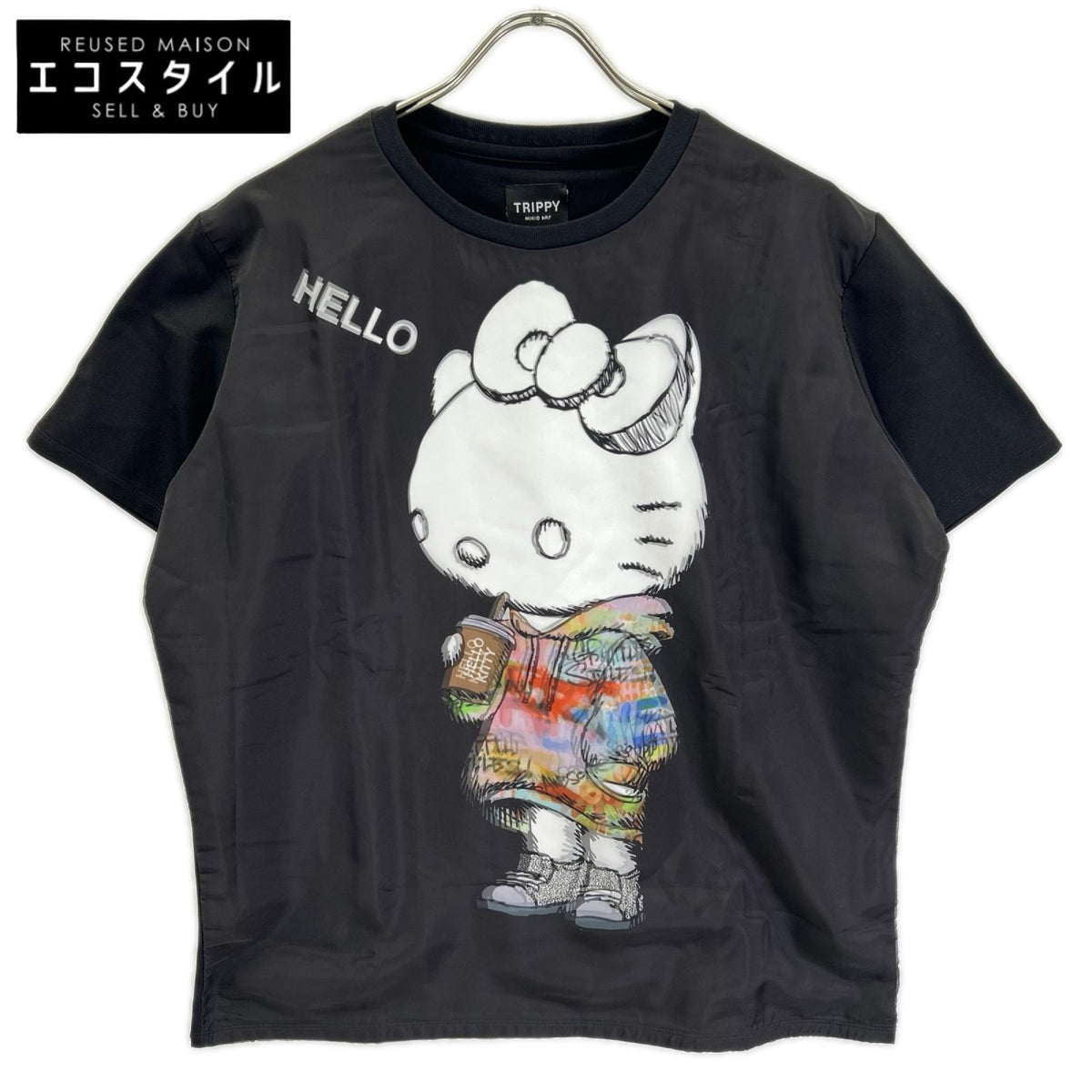TRIPPY ART トリッピー ブラック HELLO KITTY バーニーズニューヨーク限定 Tシャツ トップス