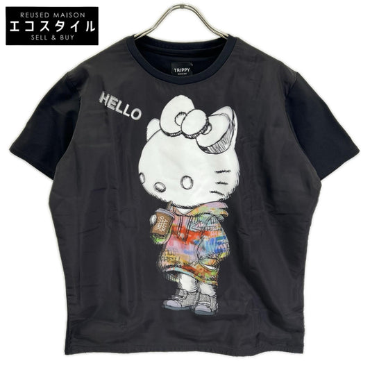 TRIPPY ART トリッピー ブラック HELLO KITTY バーニーズニューヨーク限定 Tシャツ トップス