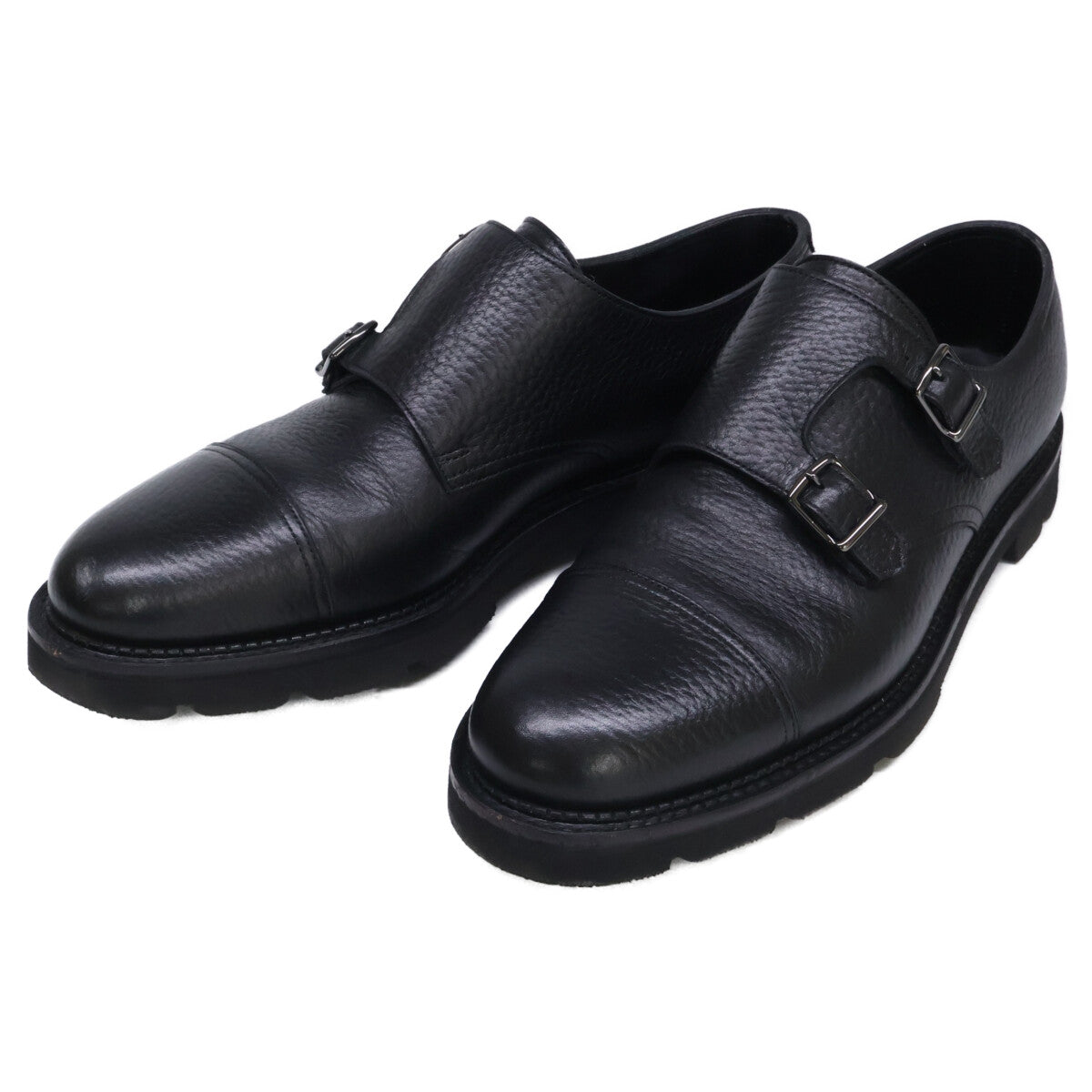 JOHNLOBB ジョンロブ 【美品】WILLIAM ウィリアム 0015ラスト ラバーソール ダブルモンク シューズ シューズ
