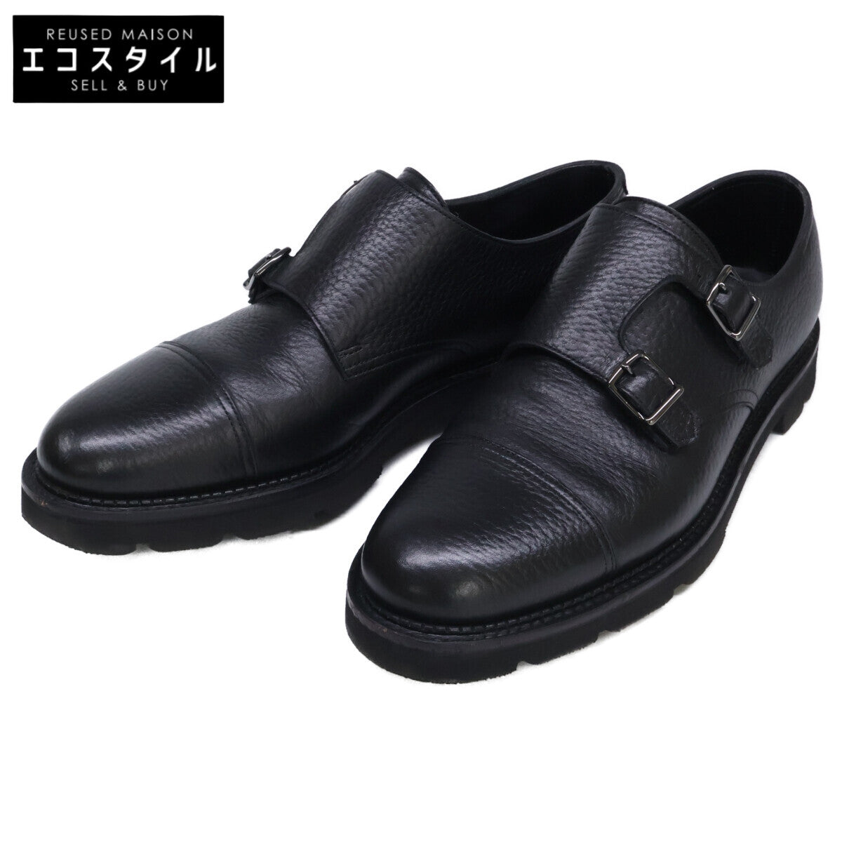 JOHNLOBB ジョンロブ 【美品】WILLIAM ウィリアム 0015ラスト ラバーソール ダブルモンク シューズ シューズ