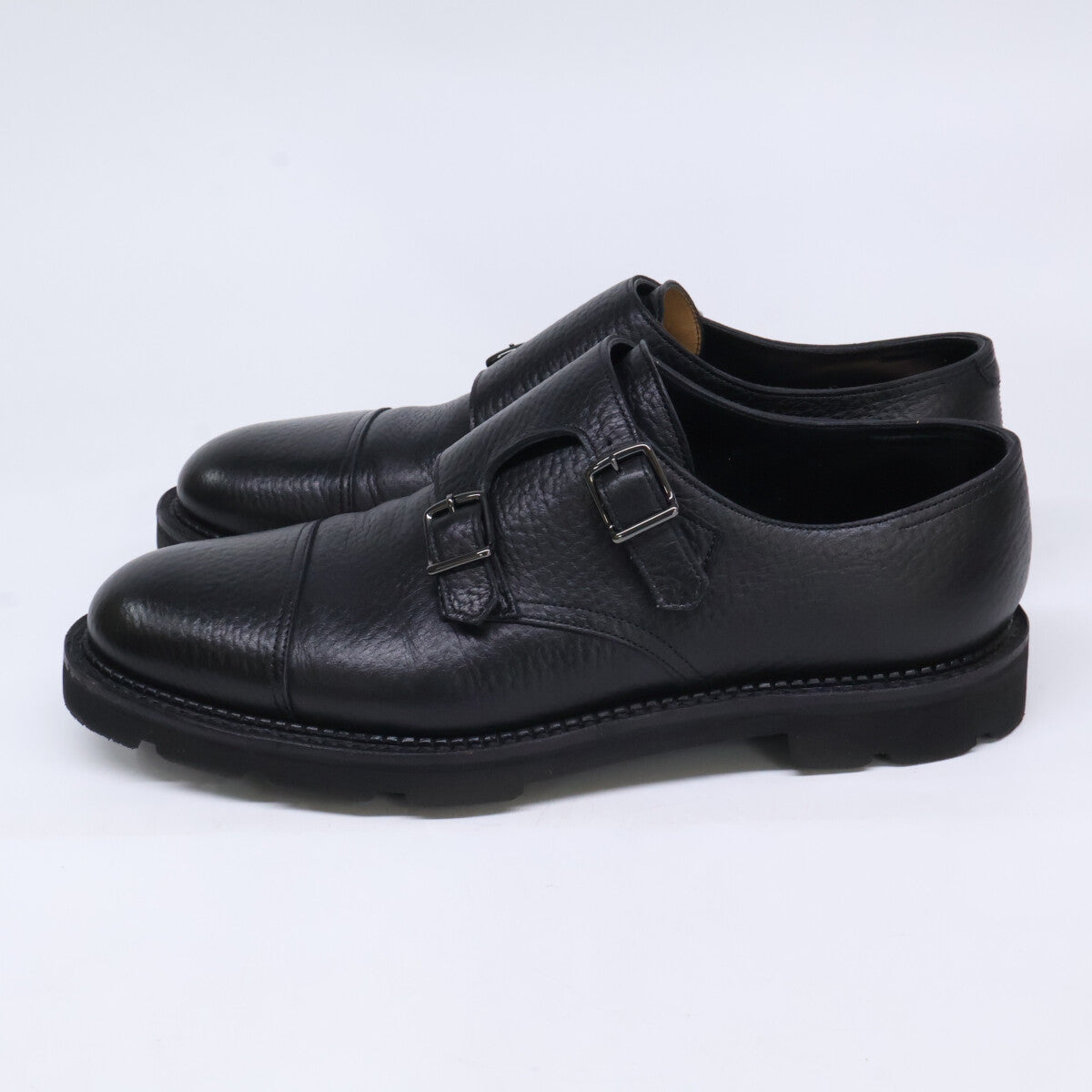 JOHNLOBB ジョンロブ 【美品】WILLIAM ウィリアム 0015ラスト ラバーソール ダブルモンク シューズ シューズ