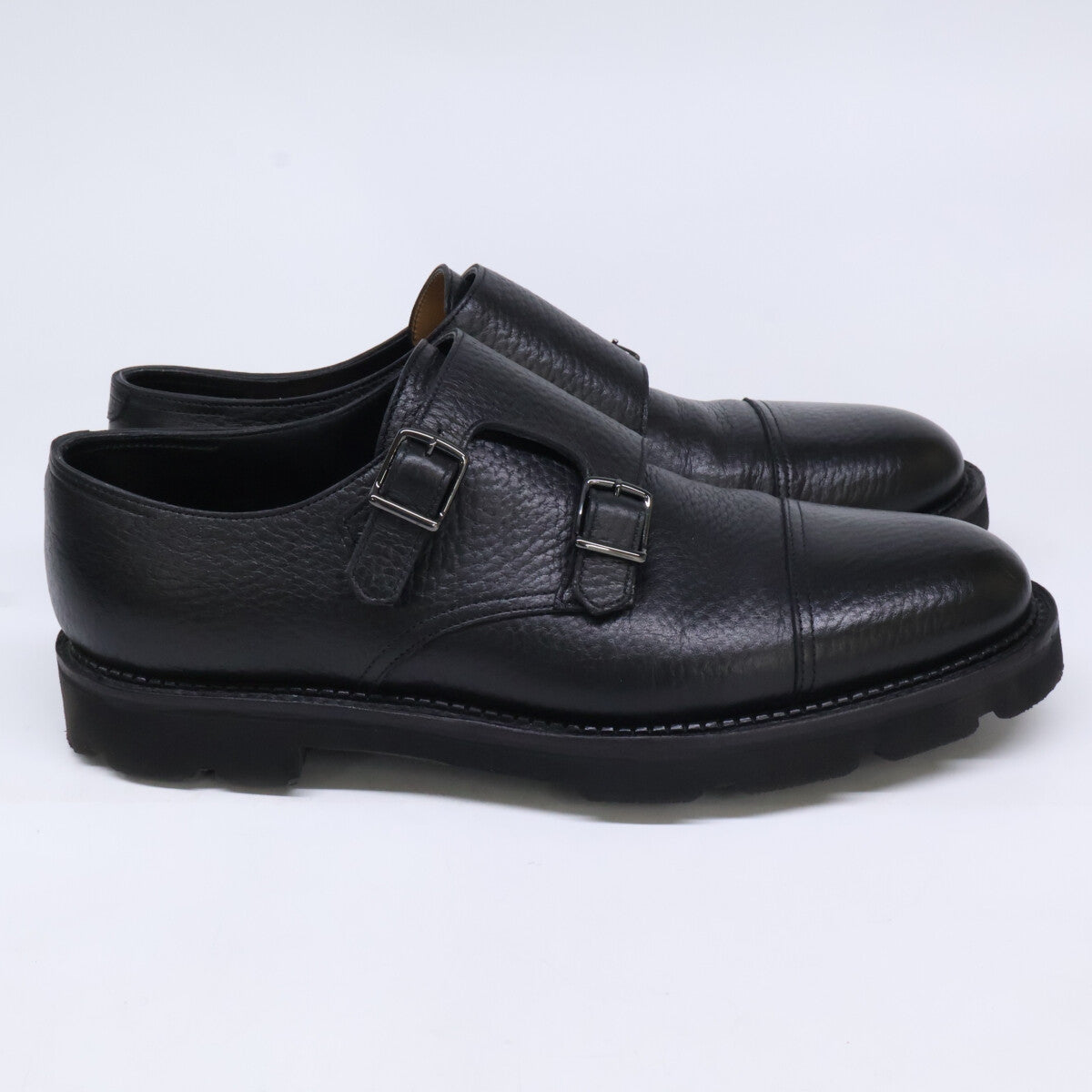 JOHNLOBB ジョンロブ 【美品】WILLIAM ウィリアム 0015ラスト ラバーソール ダブルモンク シューズ シューズ