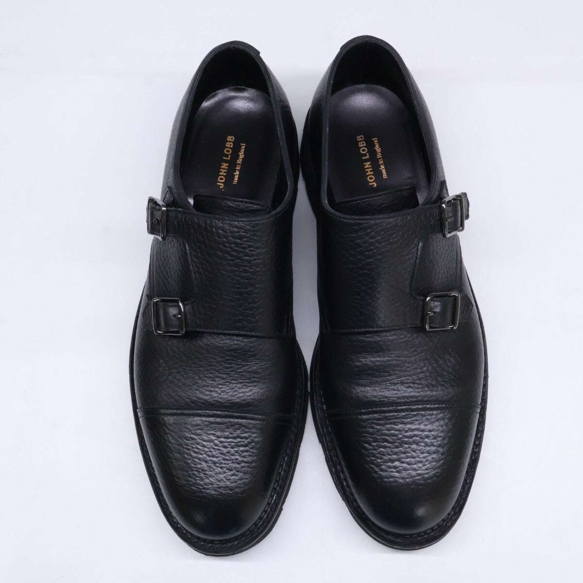JOHNLOBB ジョンロブ 【美品】WILLIAM ウィリアム 0015ラスト ラバーソール ダブルモンク シューズ シューズ