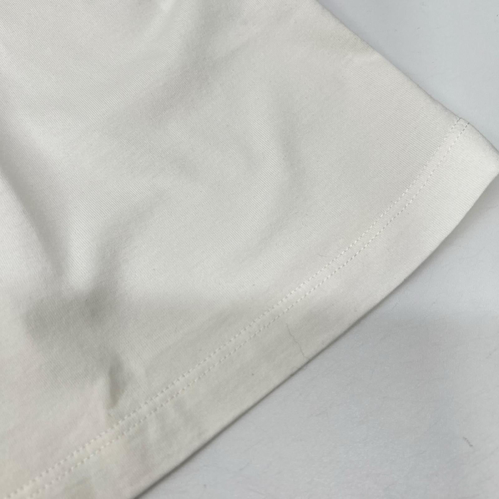 CELINE セリーヌ RX00F507Z ホワイト BLASON LOOSE ロゴ プリント 半袖Tシャツ トップス