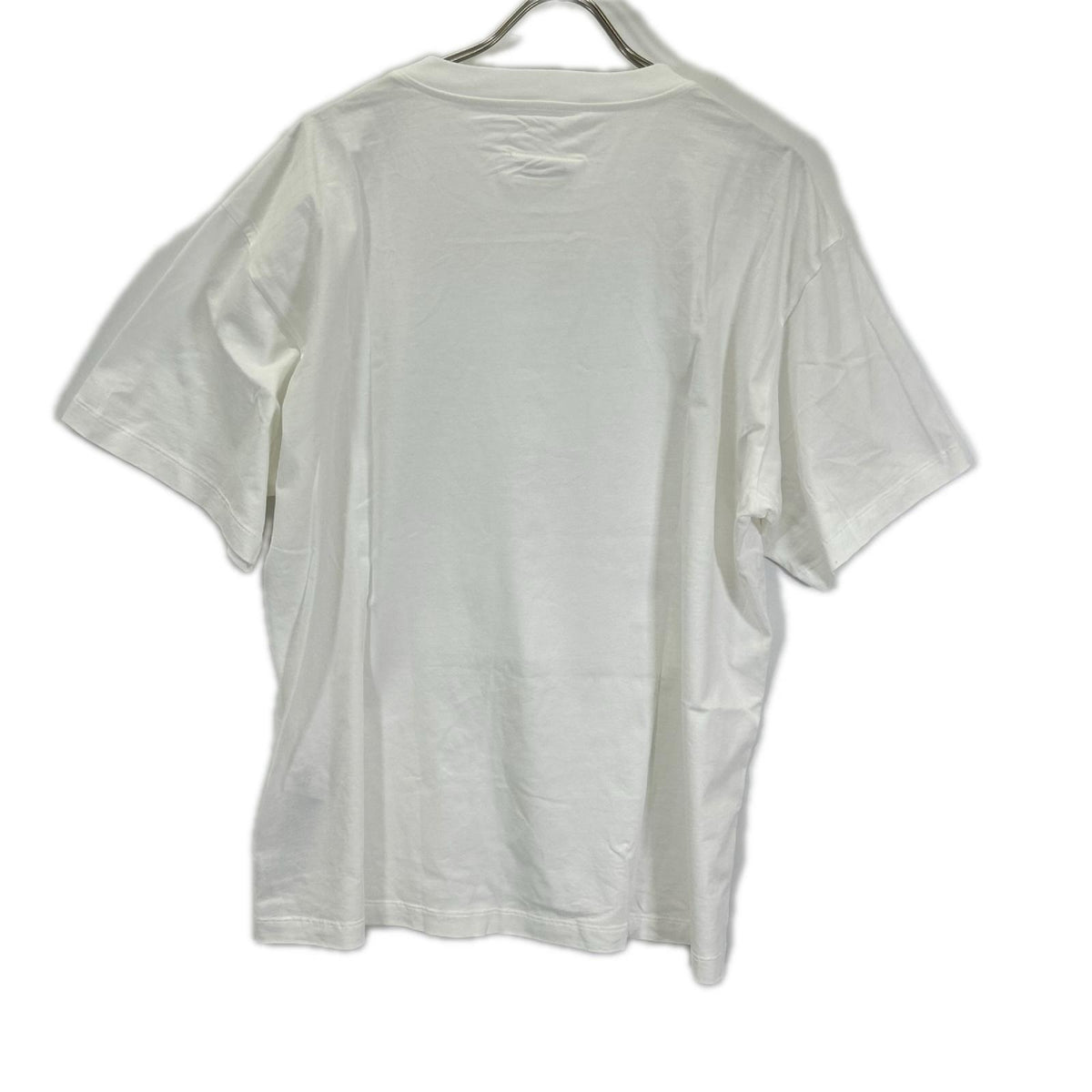 MM6 エムエムシックス SH0GC0043 25SS ホワイト ニュースペーパープリント 半袖 Tシャツ トップス