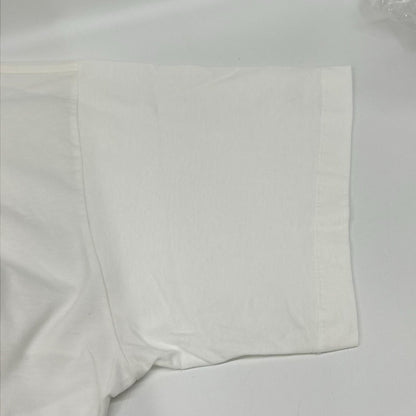 MM6 エムエムシックス SH0GC0043 25SS ホワイト ニュースペーパープリント 半袖 Tシャツ トップス