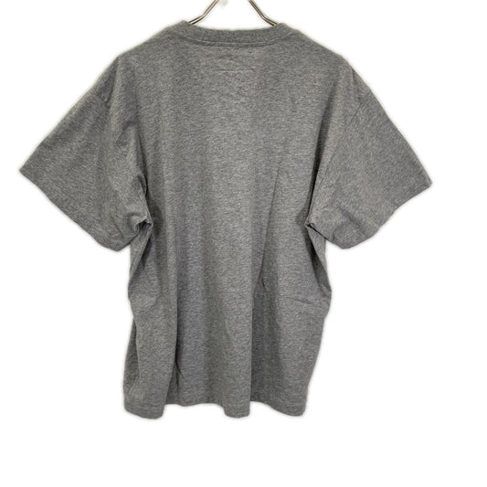 MM6 エムエムシックス SH0GC0071 26SS グレー ナンバーロゴ 半袖 Tシャツ トップス