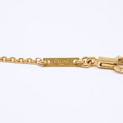 CELINE セリーヌ 【美品】460MT6BRA.35OR トリオンフ ミニ トリオンフ ブレスレット / ゴールドフィニッシュ ブラス ブレスレット
