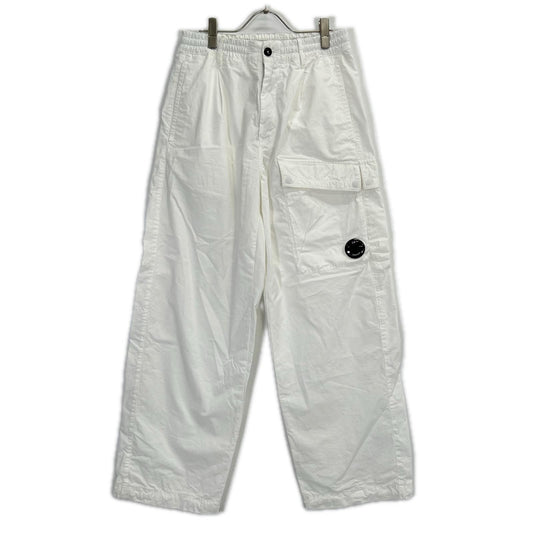 C.P.COMPANY シーピーカンパニー 26SS ホワイト MICRO-REPS BOXY CARGO LENS PANTS Gunmetal パンツ ボトムス