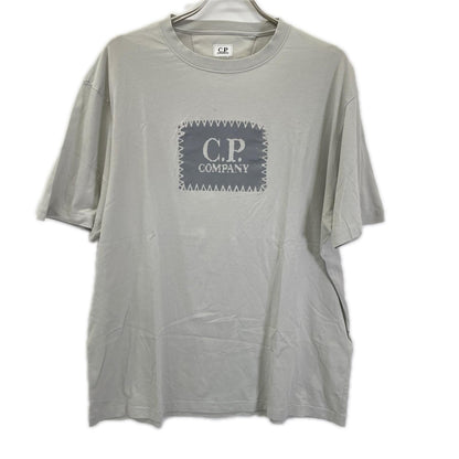 C.P.COMPANY シーピーカンパニー ライトグレー 30/1 Jersey Logo Label Tシャツ トップス
