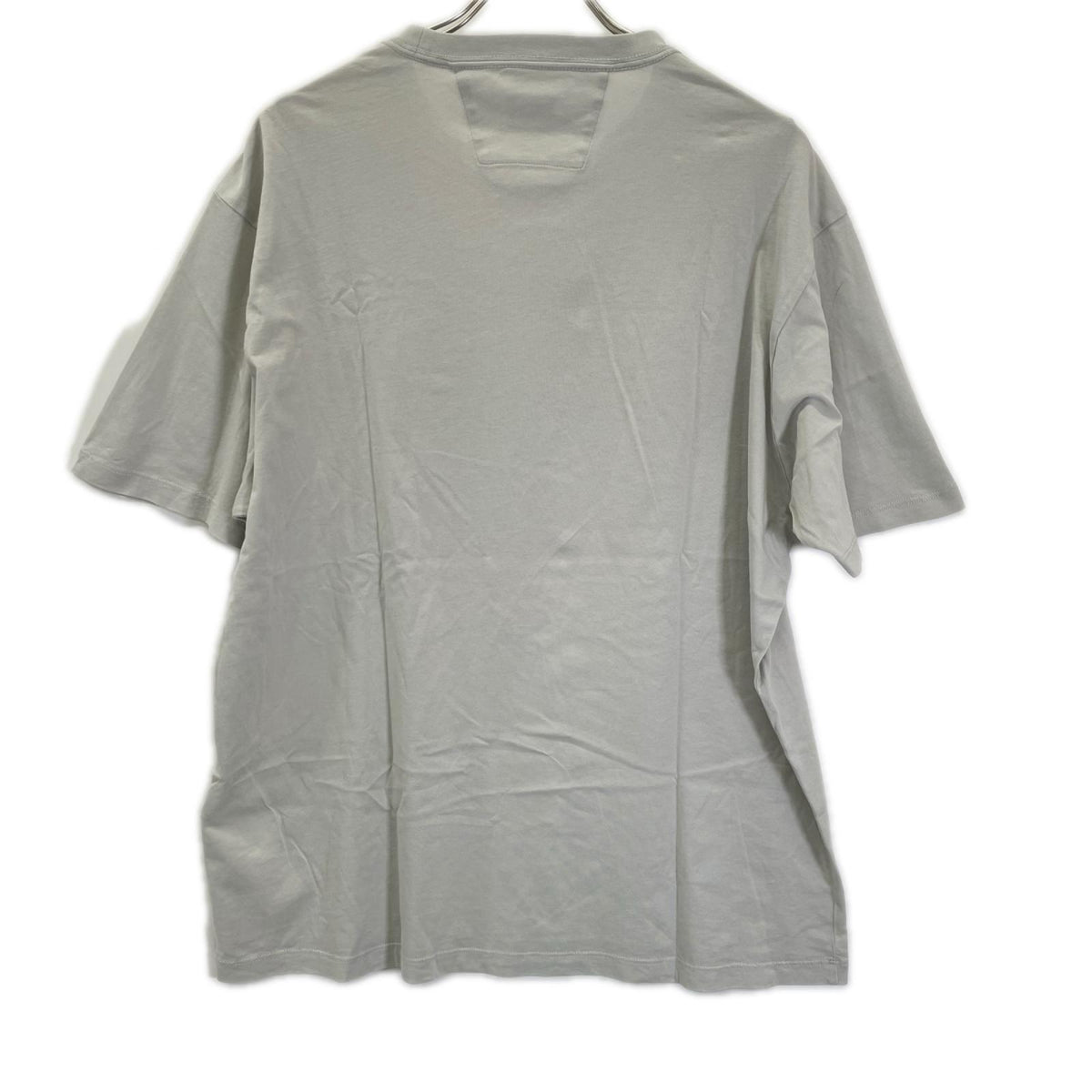 C.P.COMPANY シーピーカンパニー ライトグレー 30/1 Jersey Logo Label Tシャツ トップス