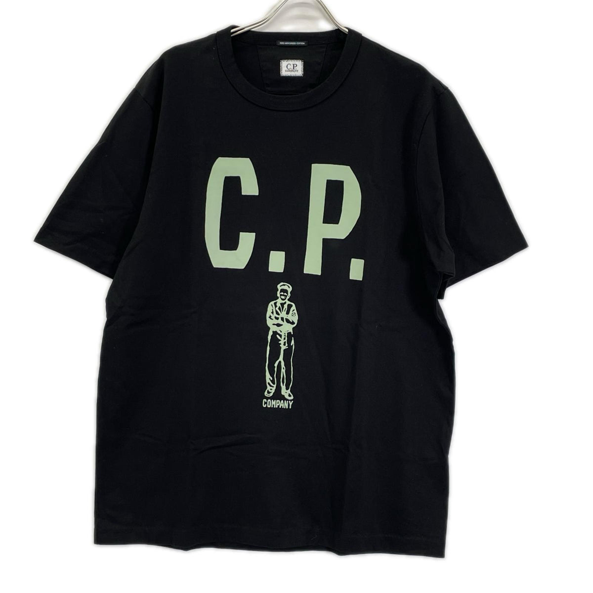 C.P.COMPANY シーピーカンパニー ブラック 30/2 Mercerized Tシャツ トップス