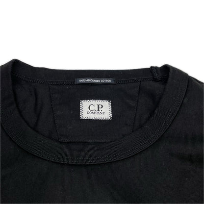 C.P.COMPANY シーピーカンパニー ブラック 30/2 Mercerized Tシャツ トップス