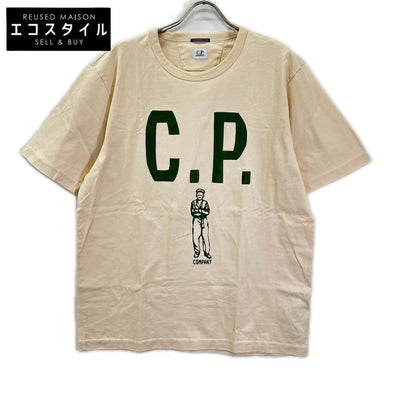 C.P.COMPANY シーピーカンパニー アイボリー 30/2 Mercerized Tシャツ トップス
