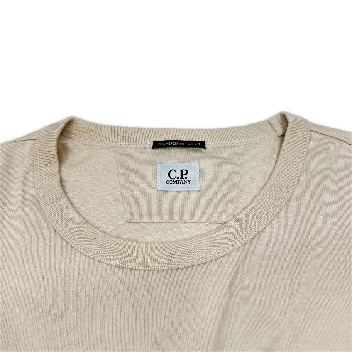 C.P.COMPANY シーピーカンパニー アイボリー 30/2 Mercerized Tシャツ トップス