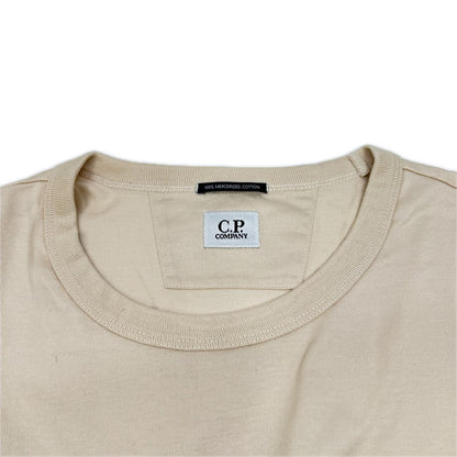 C.P.COMPANY シーピーカンパニー アイボリー 30/2 Mercerized Tシャツ トップス