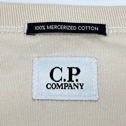 C.P.COMPANY シーピーカンパニー アイボリー 30/2 Mercerized Tシャツ トップス