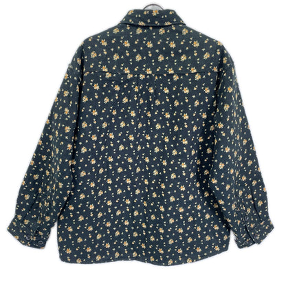 PERVERZE パーバーズ ブラック 総柄 Puffer Sirts Shirts jacket パファーシャツ トップス