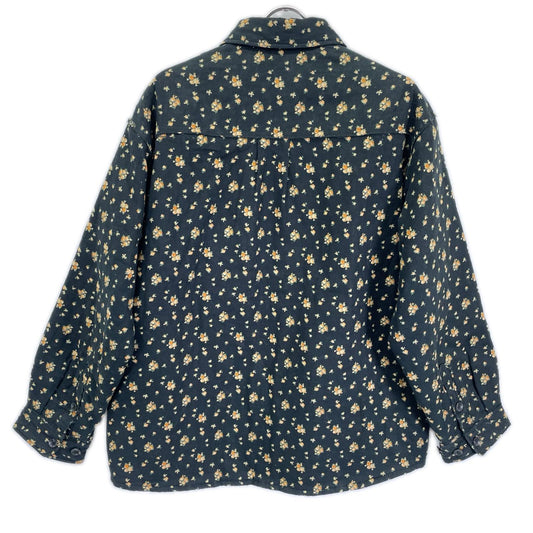 PERVERZE パーバーズ ブラック 総柄 Puffer Sirts Shirts jacket パファーシャツ トップス
