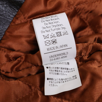 FOUNTAINHEAD LEATHER ファウンテンヘッドレザー ホースハイド ブラウン デルタ ダブル レザージャケット ジャケット