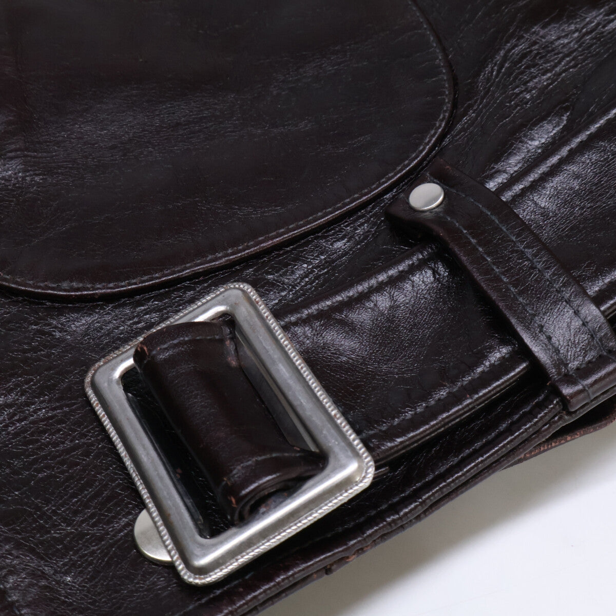 FOUNTAINHEAD LEATHER ファウンテンヘッドレザー ホースハイド ブラウン デルタ ダブル レザージャケット ジャケット