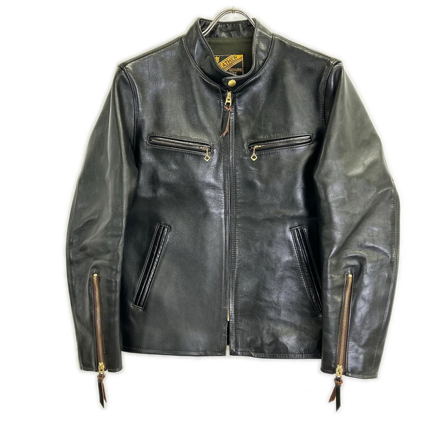Y'2 LEATHER PR-64 Vintage Horse Light Single Rider's Jacket, Size 36