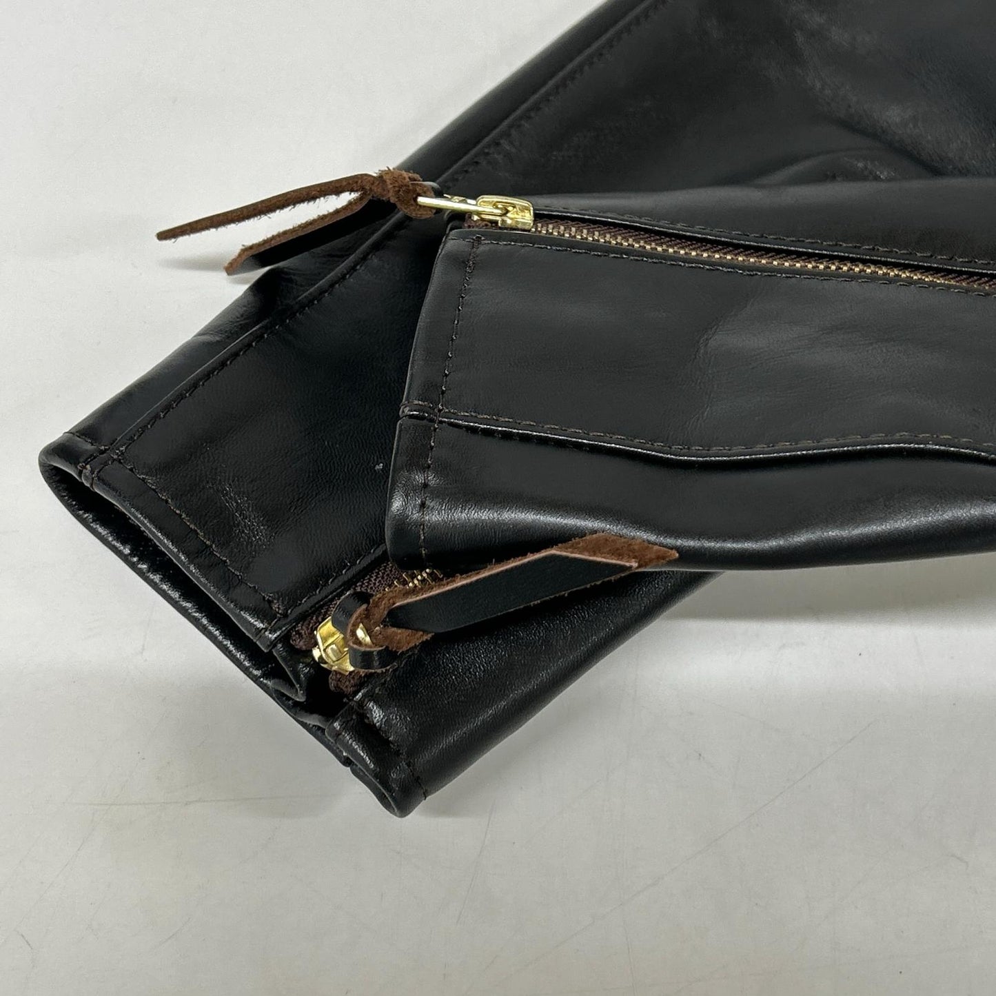 Y'2 LEATHER Y2 皮革 PR-64 复古马皮轻量 单排扣机车夹克 夹克 36
