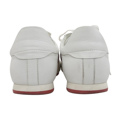 Christian Louboutin 克里斯提·鲁布托 牛皮革×麂皮 运动鞋 男士 白色/红色 41 1/2 鞋