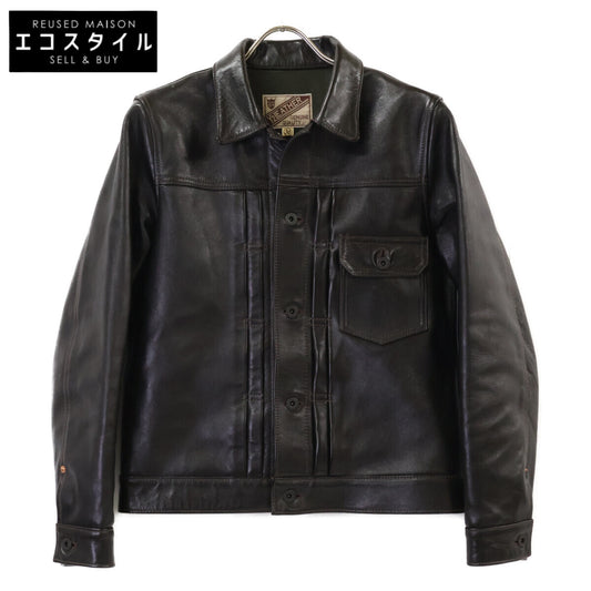 Y'2 LEATHER ワイツーレザー 【美品】LB-140 ANILINE HORSE TYPE I JEAN JACKET Horsehide Jacket Jacket