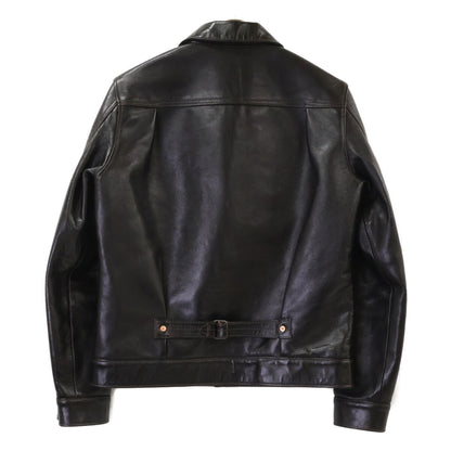 Y'2 LEATHER ワイツーレザー 【美品】LB-140 ANILINE HORSE TYPE I JEAN JACKET Horsehide Jacket Jacket