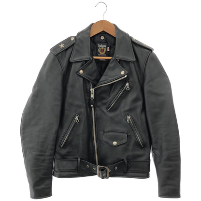 schott ショット 7007 ブラック 613US ダブルライダースジャケット トップス