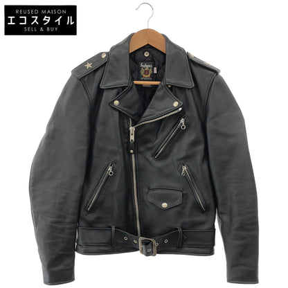 schott ショット 7007 ブラック 613US ダブルライダースジャケット トップス