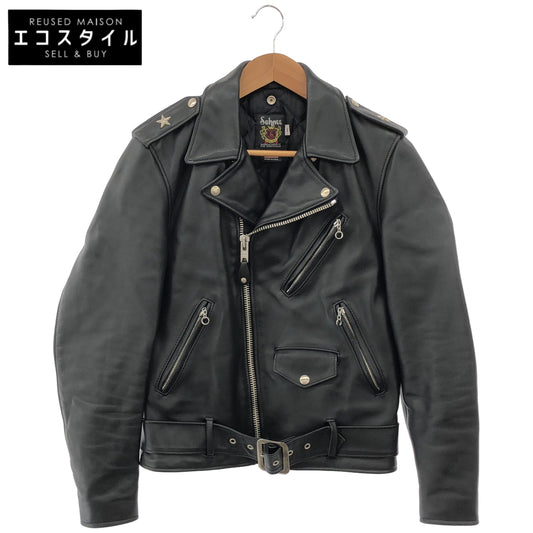 schott ショット 7007 ブラック 613US ダブルライダースジャケット トップス