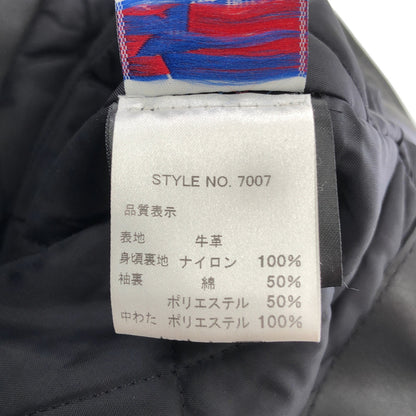 schott ショット 7007 ブラック 613US ダブルライダースジャケット トップス