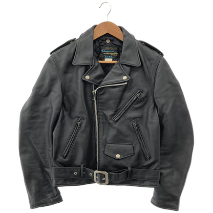 schott ショット 613XX ブラック サボテンタグ ダブルライダース ジャケット トップス